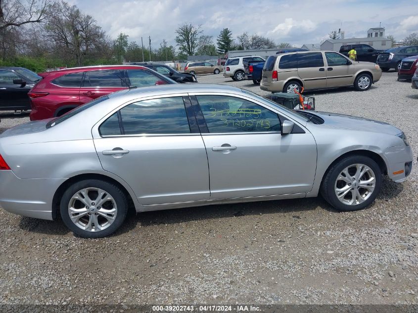 2012 Ford Fusion Se VIN: 3FAHP0HA9CR223255 Lot: 39202743