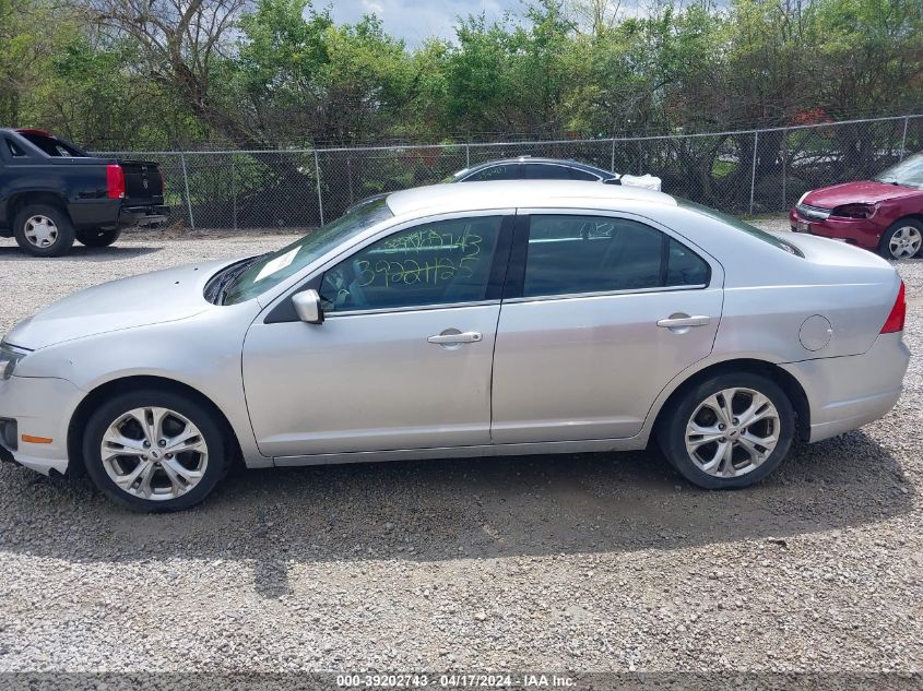 2012 Ford Fusion Se VIN: 3FAHP0HA9CR223255 Lot: 39202743