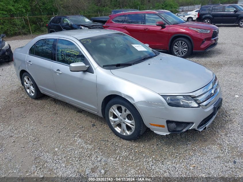 2012 Ford Fusion Se VIN: 3FAHP0HA9CR223255 Lot: 39202743