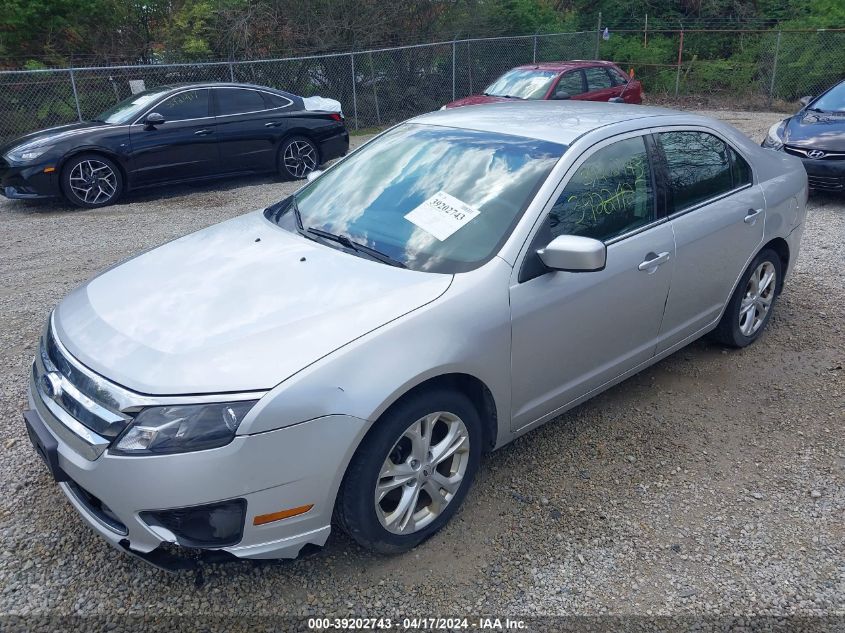 2012 Ford Fusion Se VIN: 3FAHP0HA9CR223255 Lot: 39202743
