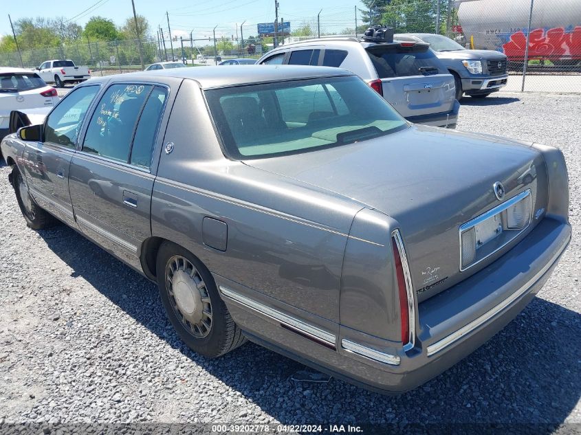 1999 Cadillac Deville Standard VIN: 1G6KD54YXXU729168 Lot: 39202778