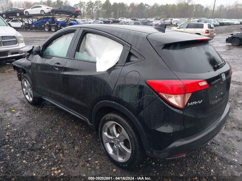 2018 Honda Hr-V Lx VIN: 3CZRU6H35JG727171 Lot: 39202801