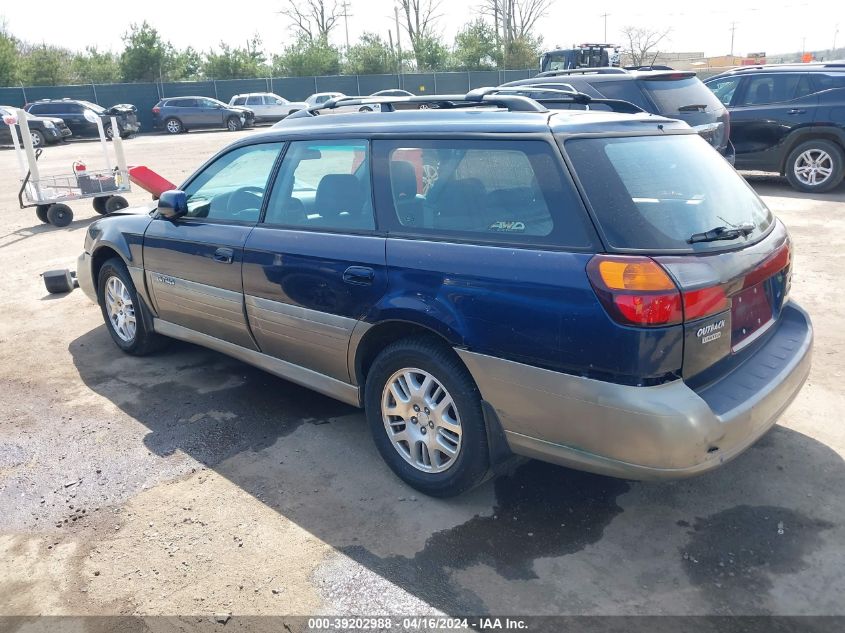 2004 Subaru Outback Limited VIN: 4S3BH686447627701 Lot: 39202988