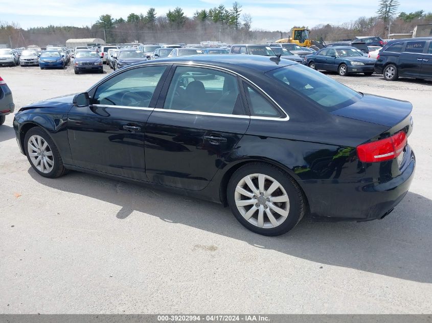 2011 Audi A4 2.0T Premium VIN: WAUFFAFL2BN027509 Lot: 51135404