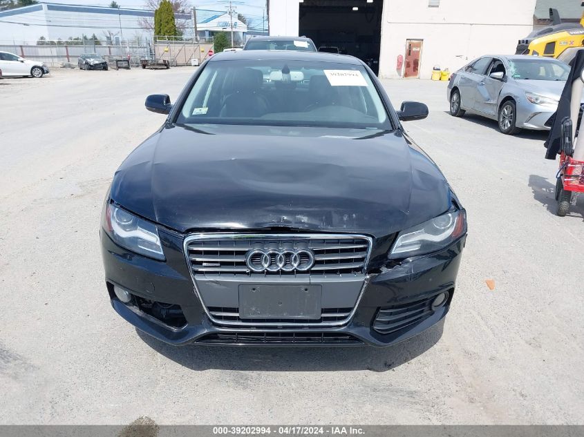 2011 Audi A4 2.0T Premium VIN: WAUFFAFL2BN027509 Lot: 51135404