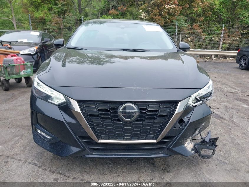 2022 Nissan Sentra Sr Xtronic Cvt VIN: 3N1AB8DV4NY319307 Lot: 39203223