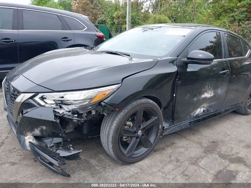 2022 Nissan Sentra Sr Xtronic Cvt VIN: 3N1AB8DV4NY319307 Lot: 39203223
