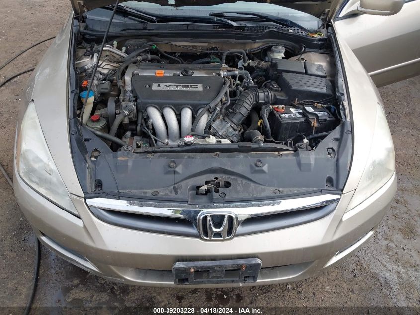 2006 Honda Accord 2.4 Vp VIN: 1HGCM56166A151024 Lot: 39203228