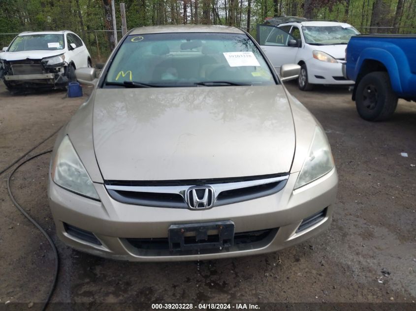 2006 Honda Accord 2.4 Vp VIN: 1HGCM56166A151024 Lot: 39203228