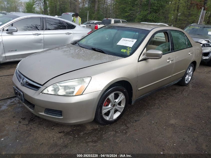 2006 Honda Accord 2.4 Vp VIN: 1HGCM56166A151024 Lot: 39203228