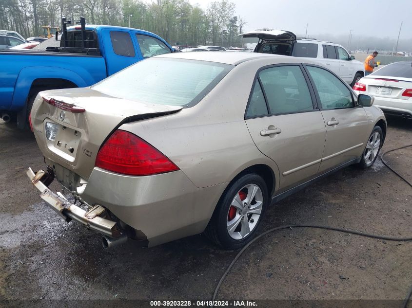 2006 Honda Accord 2.4 Vp VIN: 1HGCM56166A151024 Lot: 39203228