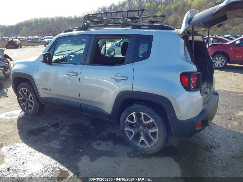 2015 Jeep Renegade Latitude VIN: ZACCJBBT0FPB83786 Lot: 39203255