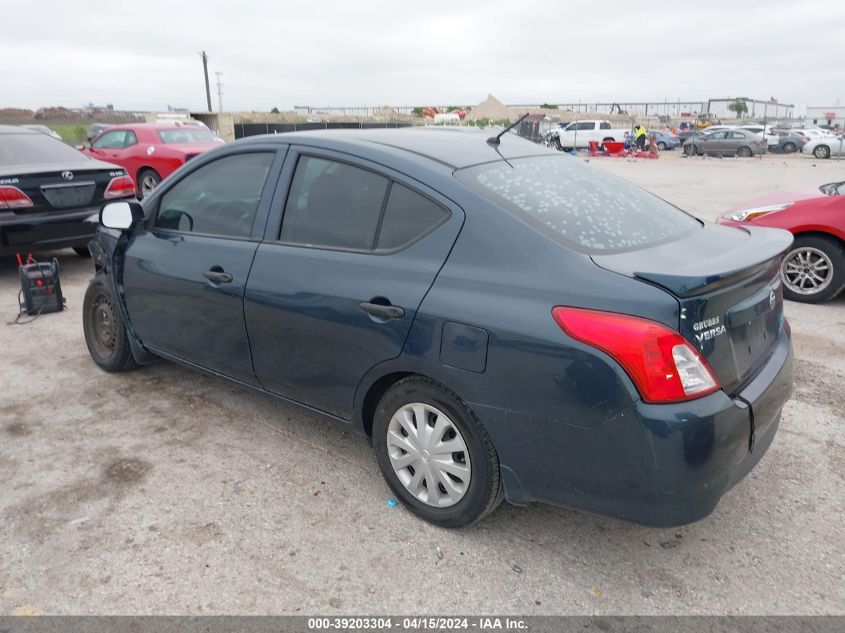 2015 Nissan Versa 1.6 S+ VIN: 3N1CN7AP1FL831749 Lot: 39203304