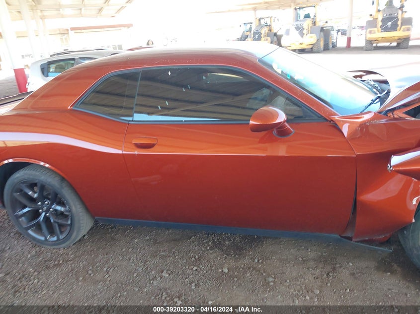 VIN 2C3CDZAG6NH144435 2022 DODGE CHALLENGER SXT