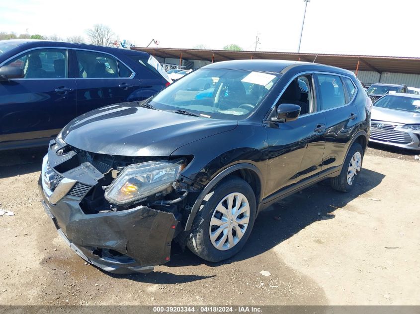 2016 Nissan Rogue S VIN: 5N1AT2MV2GC925140 Lot: 39203344
