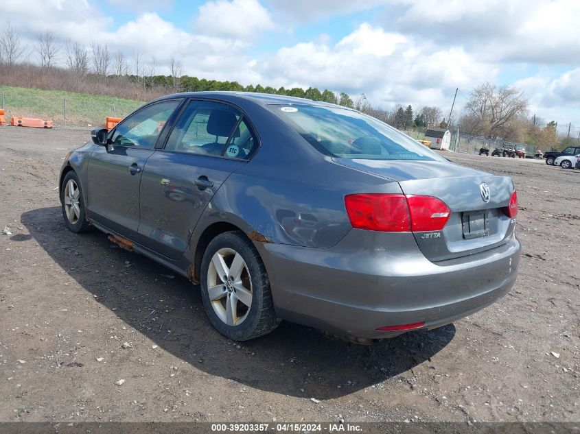 3VWDZ7AJ8BM340842 | 2011 VOLKSWAGEN JETTA