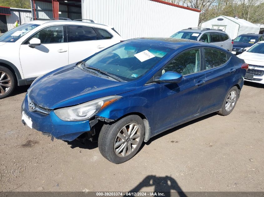 KMHDH4AE4FU298142 | 2015 HYUNDAI ELANTRA