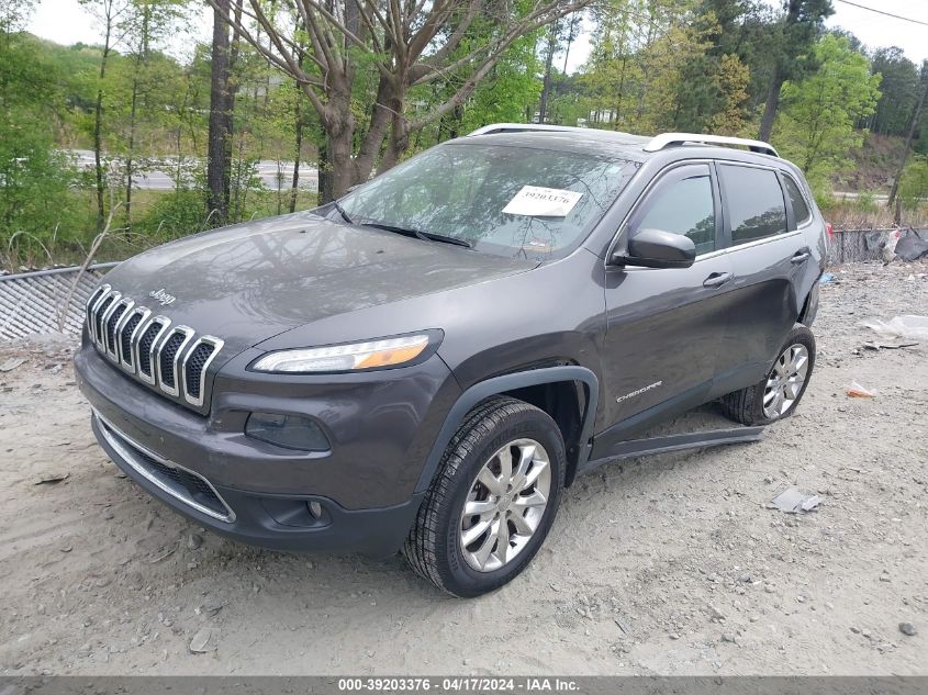 2014 Jeep Cherokee Limited VIN: 1C4PJMDS9EW239954 Lot: 39203376