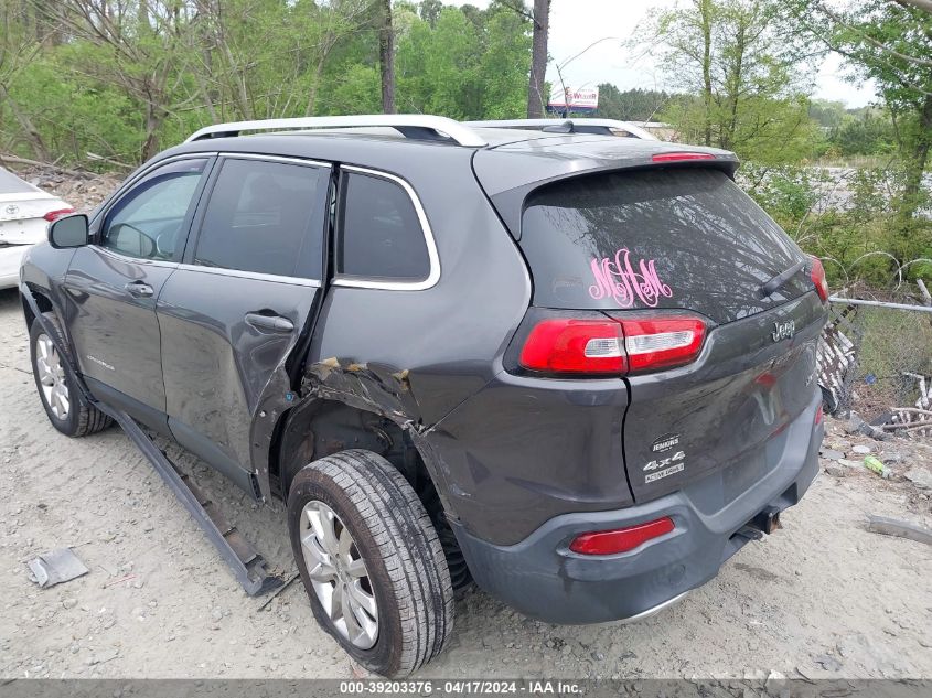 2014 Jeep Cherokee Limited VIN: 1C4PJMDS9EW239954 Lot: 39203376