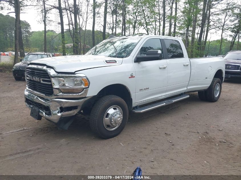 2021 Ram 3500 Big Horn 4X4 8' Box VIN: 3C63RRHLXMG527753 Lot: 39203379