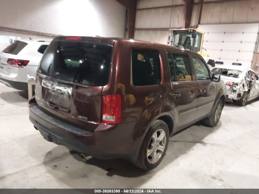 2013 Honda Pilot Ex-L VIN: 5FNYF4H69DB066295 Lot: 39203380