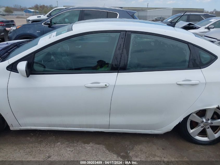 2015 Dodge Dart Sxt VIN: 1C3CDFBB0FD302378 Lot: 39203489