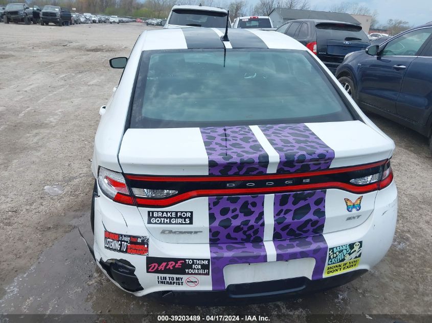 2015 Dodge Dart Sxt VIN: 1C3CDFBB0FD302378 Lot: 39203489