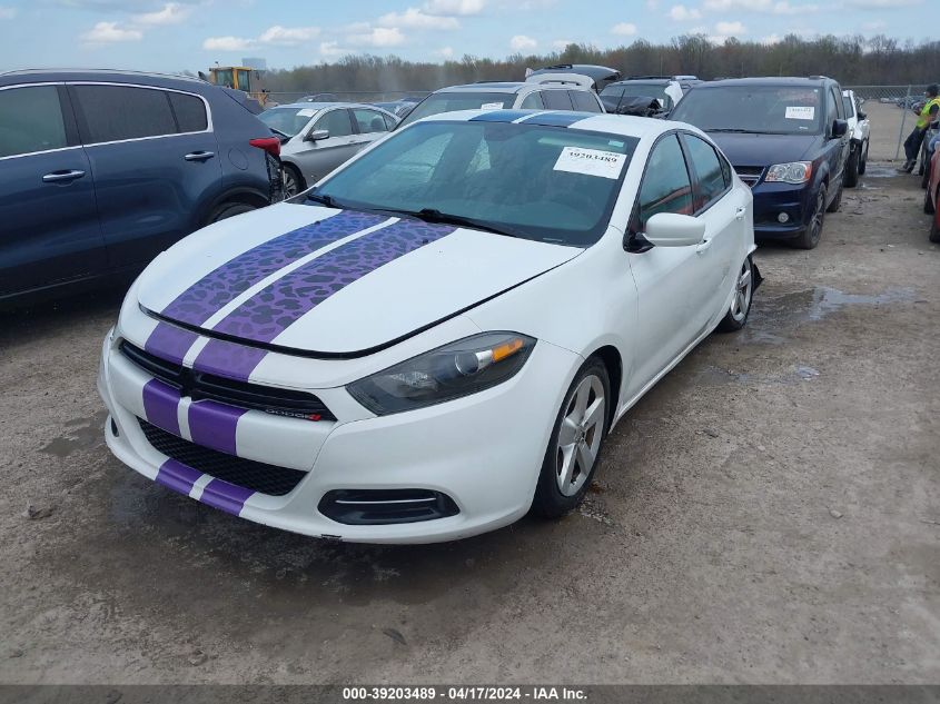 2015 Dodge Dart Sxt VIN: 1C3CDFBB0FD302378 Lot: 39203489