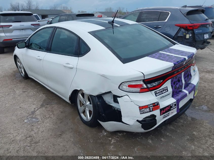 2015 Dodge Dart Sxt VIN: 1C3CDFBB0FD302378 Lot: 39203489