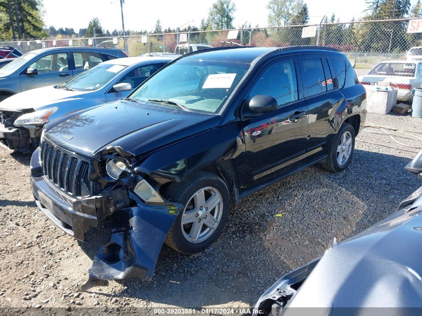 2008 Jeep Compass Sport/North VIN: 1J8FT47018D654534 Lot: 39203551