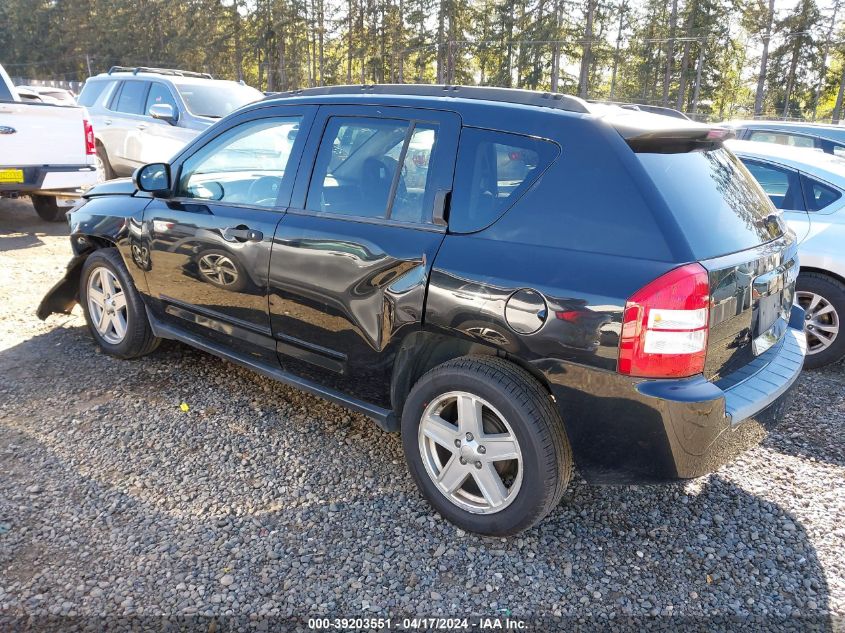 2008 Jeep Compass Sport/North VIN: 1J8FT47018D654534 Lot: 39203551