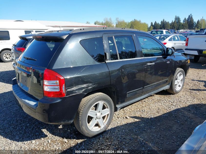 2008 Jeep Compass Sport/North VIN: 1J8FT47018D654534 Lot: 39203551