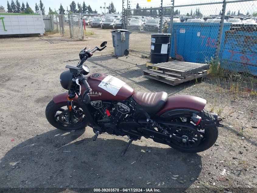 VIN 56KMTA005M3167354 2021 INDIAN MOTORCYCLE CO. SCOUT BOBBER ABS