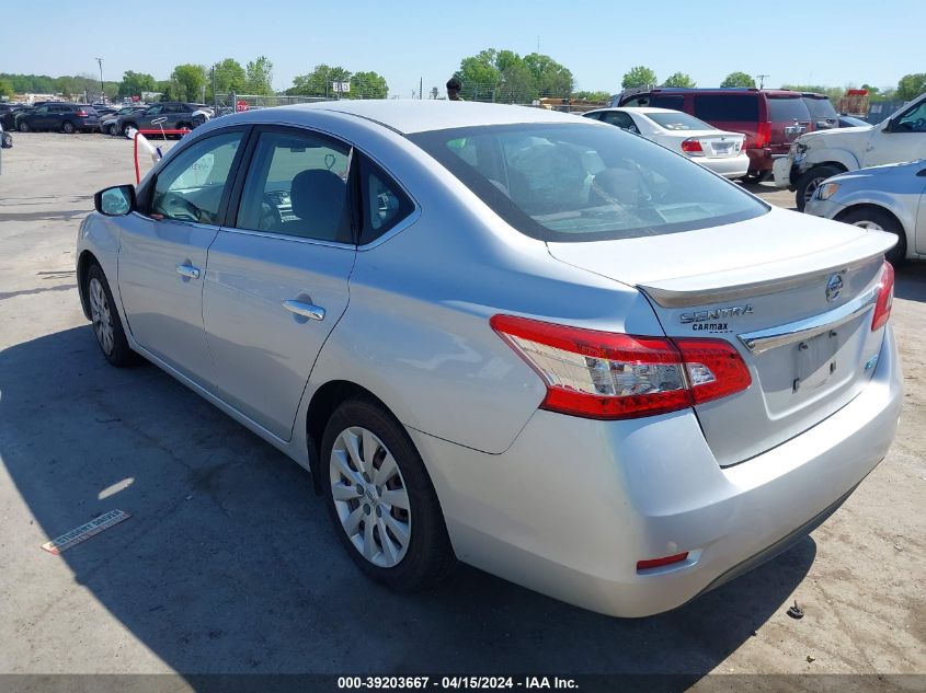 3N1AB7APXEY226677 | 2014 NISSAN SENTRA