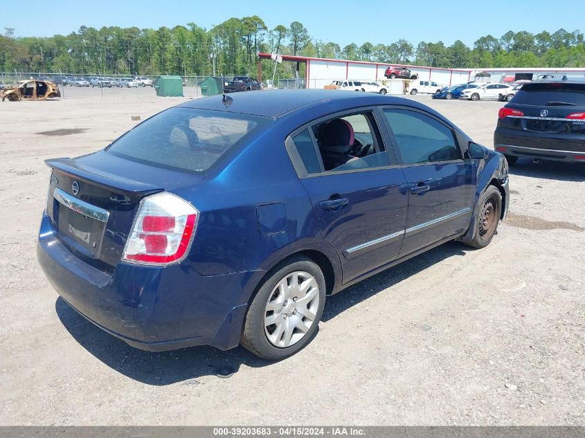 3N1AB6AP3CL639254 | 2012 NISSAN SENTRA