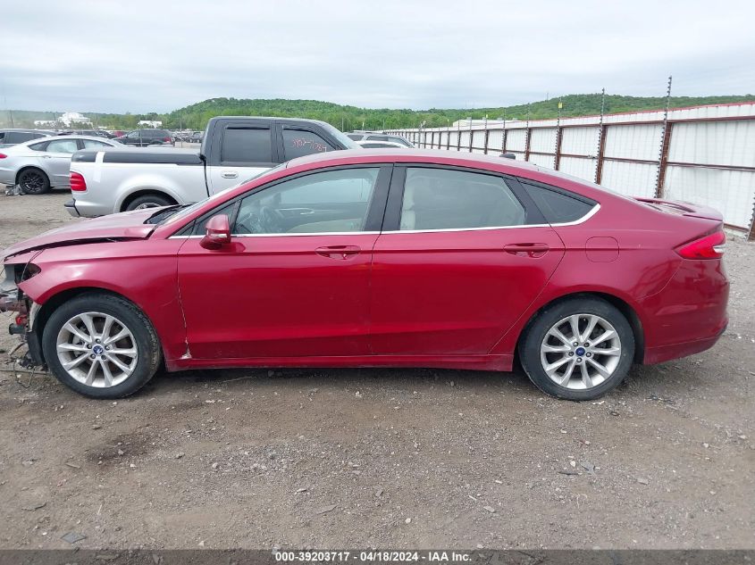 2017 Ford Fusion Se VIN: 3FA6P0HD1HR322032 Lot: 40805389