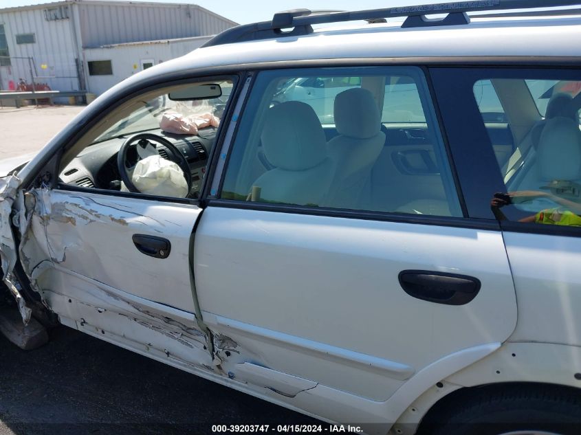 2007 Subaru Outback 2.5I VIN: 4S4BP61C177335619 Lot: 39203747