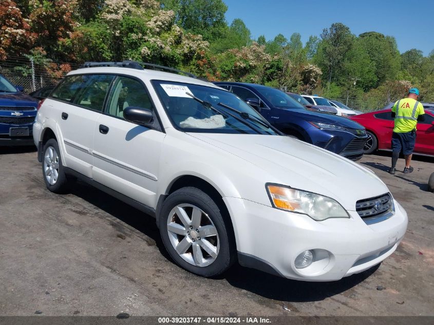 2007 Subaru Outback 2.5I VIN: 4S4BP61C177335619 Lot: 39203747