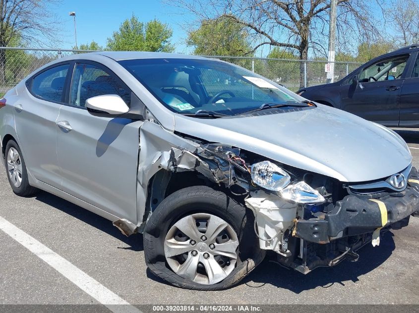 5NPDH4AE0GH765444 | 2016 HYUNDAI ELANTRA