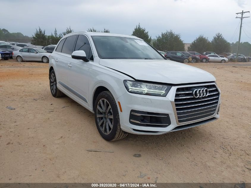 2017 Audi Q7 3.0T Premium VIN: WA1VABF72HD037567 Lot: 39203820