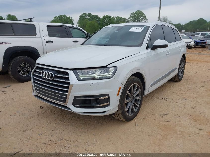 2017 Audi Q7 3.0T Premium VIN: WA1VABF72HD037567 Lot: 39203820