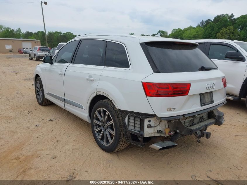 2017 Audi Q7 3.0T Premium VIN: WA1VABF72HD037567 Lot: 39203820