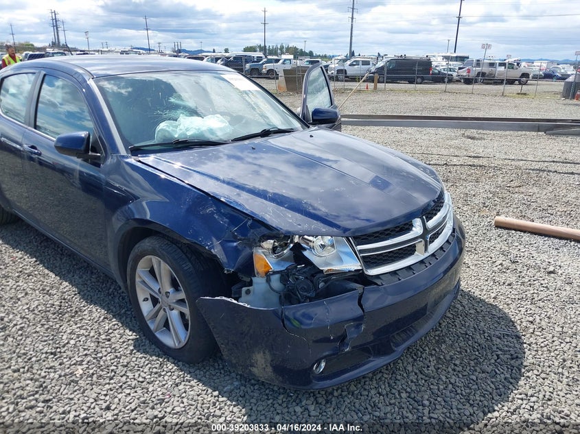 2013 DODGE AVENGER SXT - 1C3CDZCG6DN549018