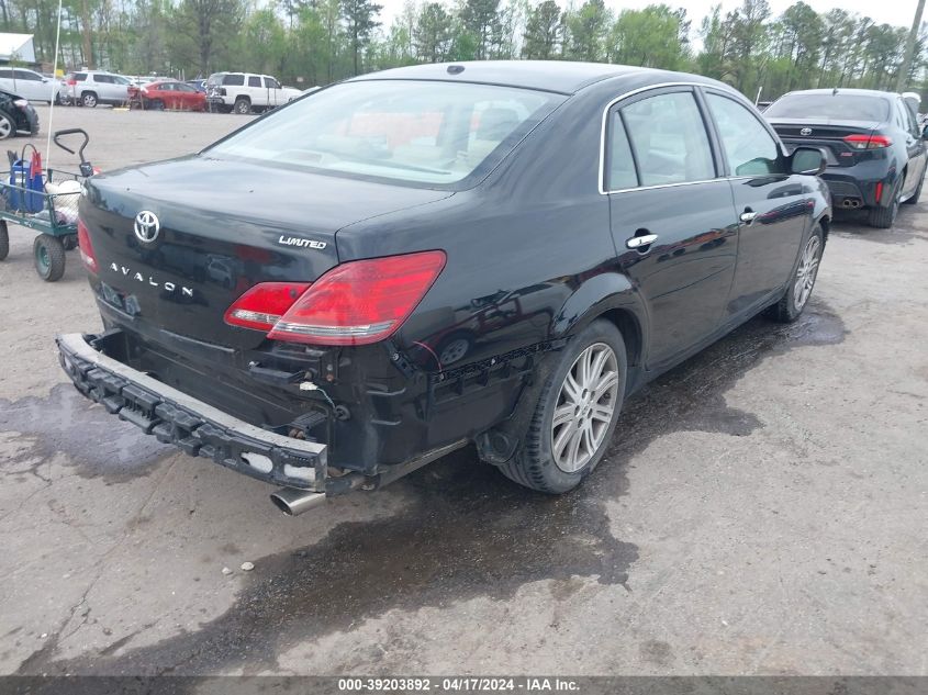 2010 Toyota Avalon Limited VIN: 4T1BK3DB1AU353899 Lot: 39203892