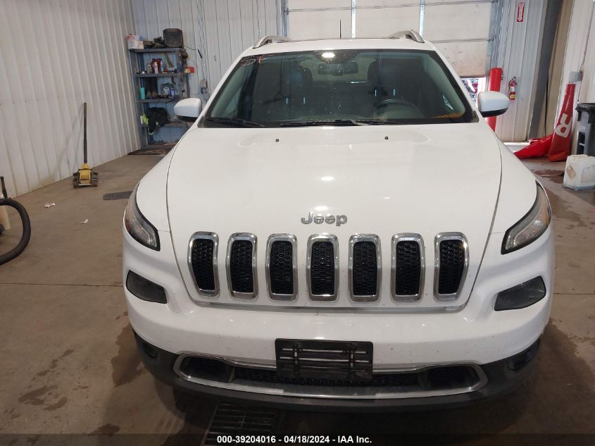 2016 Jeep Cherokee Limited VIN: 1C4PJMDS2GW169863 Lot: 39204016