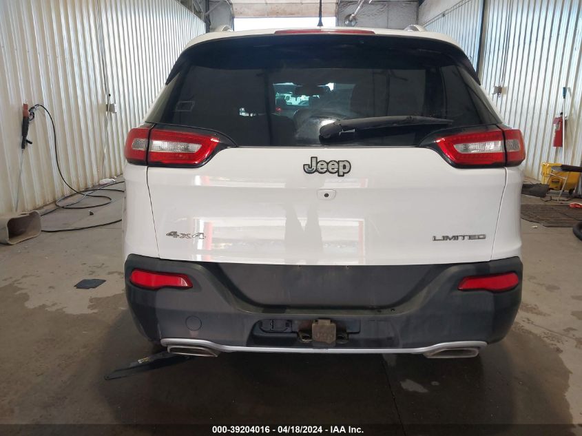 2016 Jeep Cherokee Limited VIN: 1C4PJMDS2GW169863 Lot: 39204016