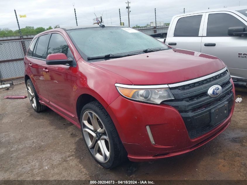 2013 Ford Edge Sport VIN: 2FMDK3AK0DBA90506 Lot: 39204073