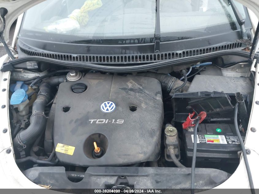 3VWCF21C6YM447678 2000 Volkswagen New Beetle Gls Tdi