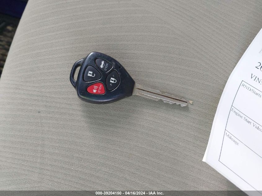 2011 Toyota Corolla Le VIN: 2T1BU4EEXBC601000 Lot: 43180225