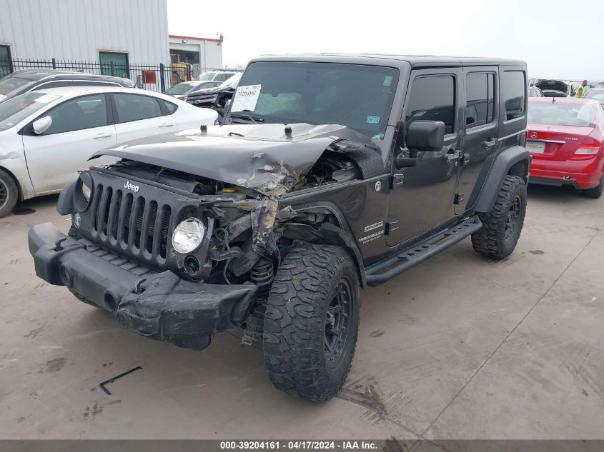 2014 Jeep Wrangler Unlimited Sport VIN: 1C4BJWDG9EL261214 Lot: 39204161